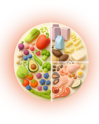 «Здоровая тарелка» для беременной с гестационным сахарным диабетом